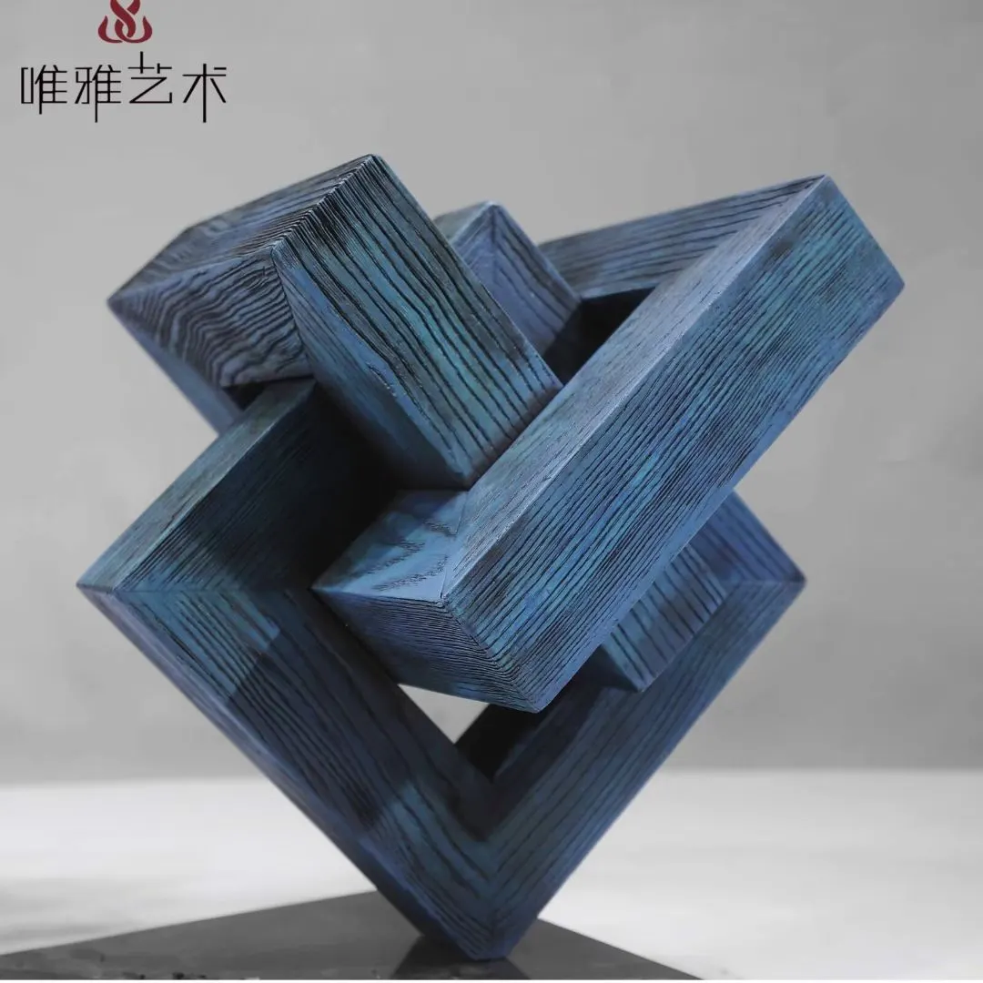 Finished wood sculpture