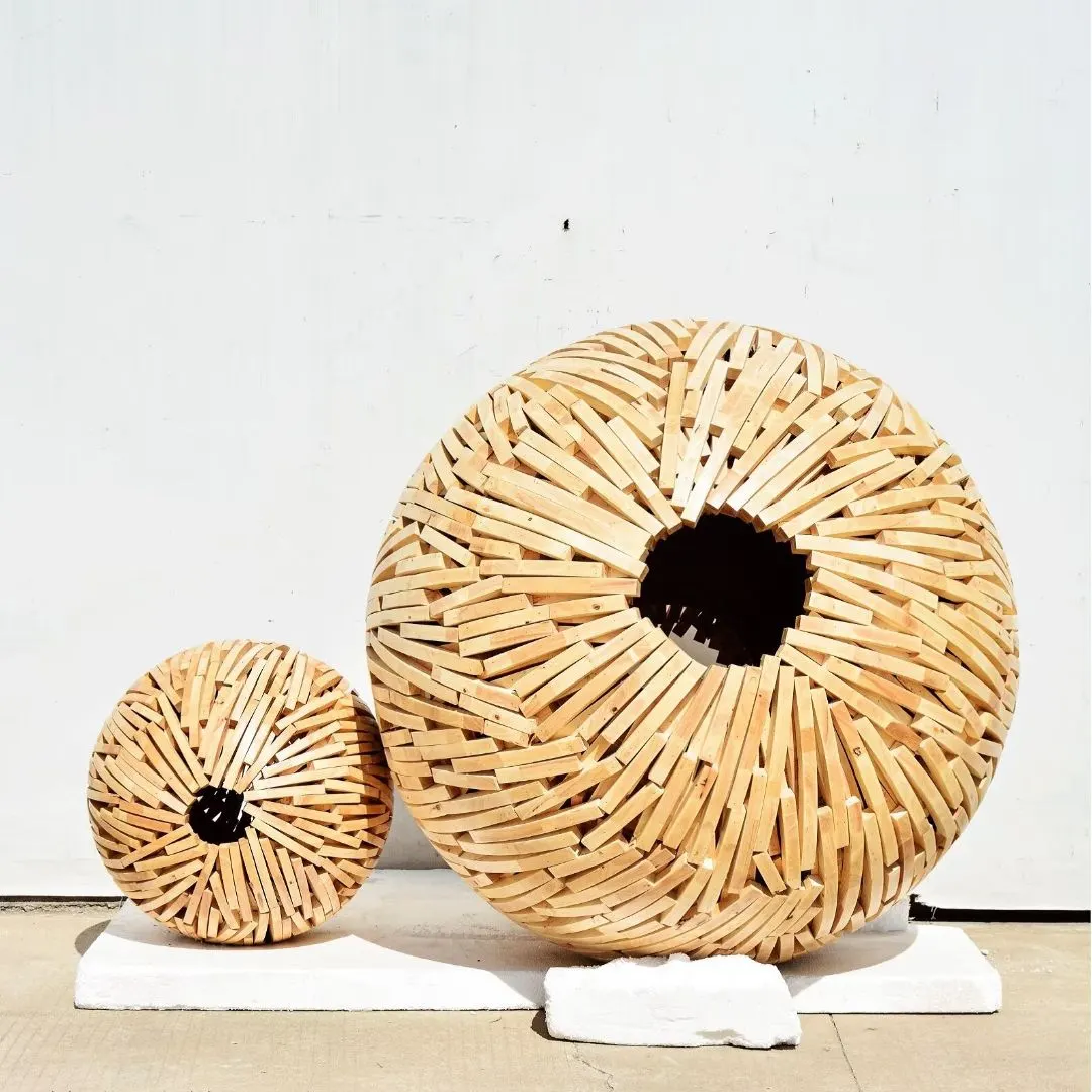 Large custom wood sculpture