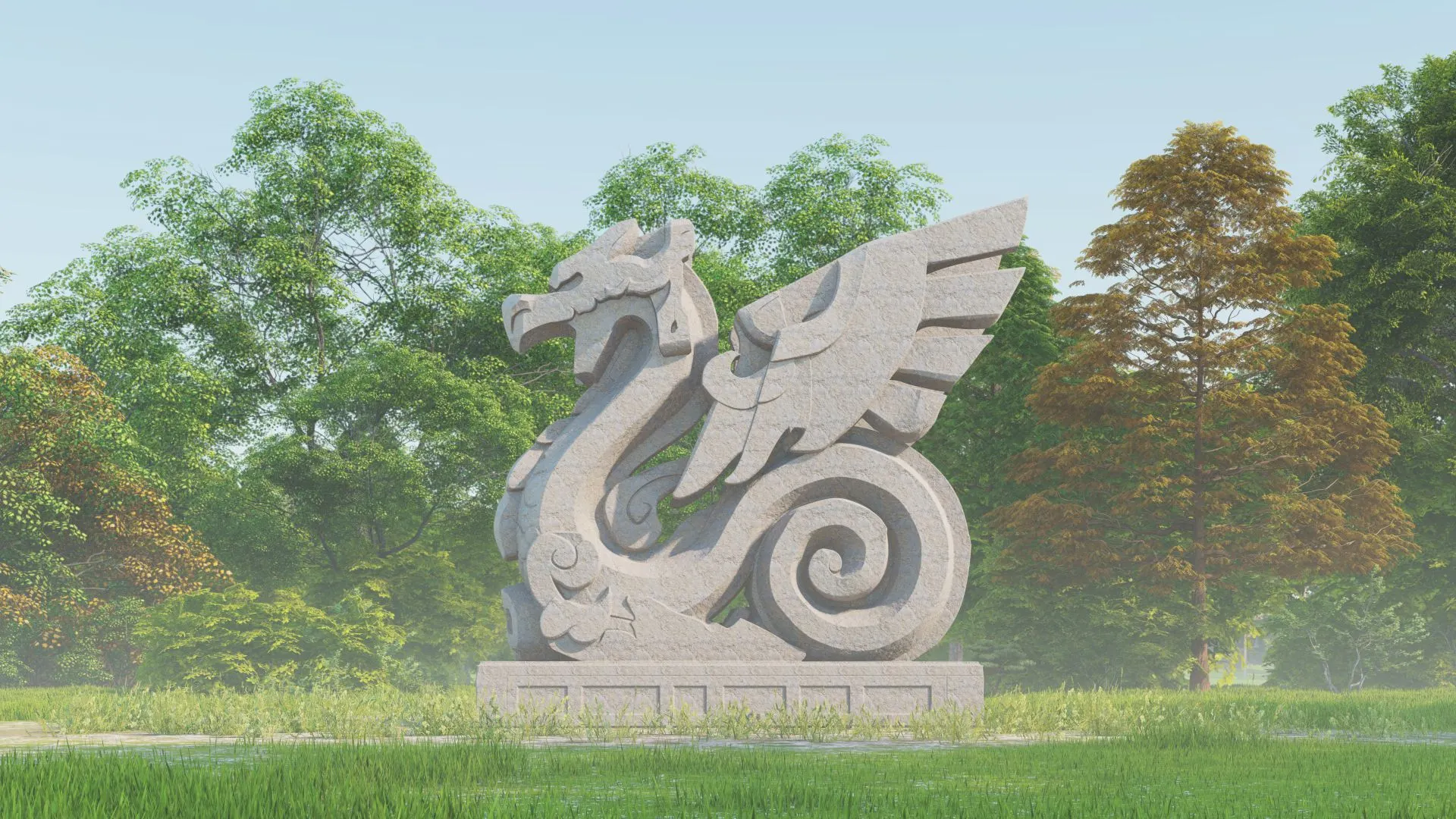Weiya Art | Lai Jiebin Mythical Stone Sculpture Series: Contemporary Masterpieces of Eastern Mythical Beasts in Stone Sculpture